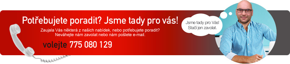 Potřebujete poradit? Jsme tady pro vás!